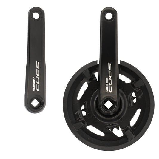 PEDALIER VTT DOUBLE 40-26D L170 ALU SHIMANO CUES FC-U4000 NOIR 9/10/11V (AXE 123MM)