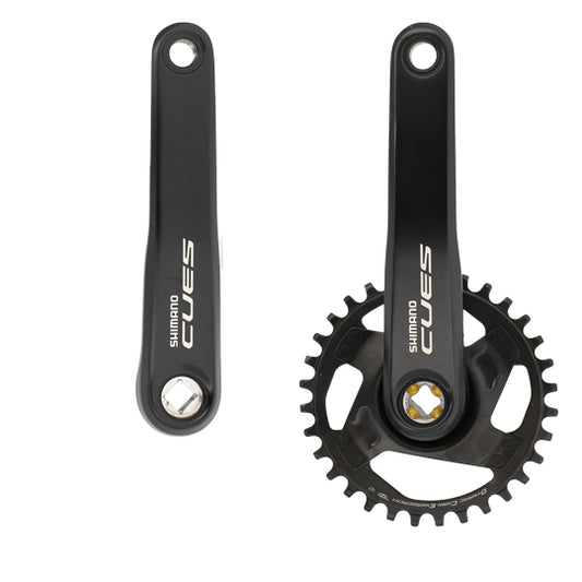 PEDALIER VTT MONO 32D L175 ALU SHIMANO CUES FC-U4000 NOIR 9/10/11V (AXE BOOST)