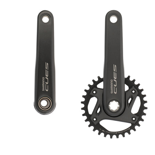 PEDALIER VTT MONO 32D L170 ALU SHIMANO CUES FC-U6000 NOIR 9/10/11V