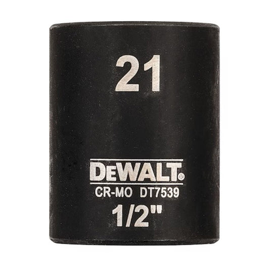 DOUILLE IMPACT DEWALT DIAMÈTRE 21 MM 1/2"