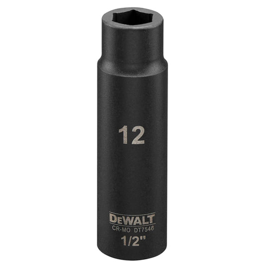 DOUILLE IMPACT DEWALT DIAMÈTRE 12 MM 1/2"