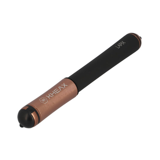 POMPE MINI ROUTE KHEAX LAPIX HP M TOUT ALU NOIR MATT/BRUN L215MM 120PSI/8.3 BAR
