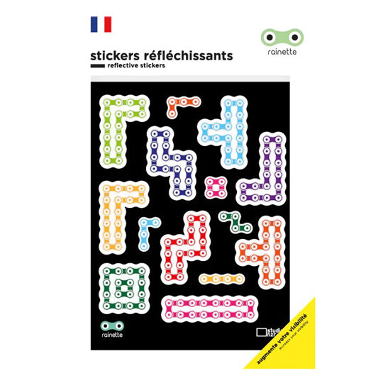 AUTOCOLLANT/STICKER REFLECHISSANT RAINETTE GAMING (PLANCHE 137X172MM)