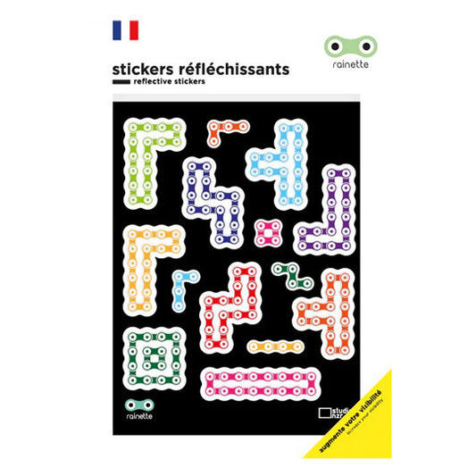 AUTOCOLLANT/STICKER REFLECHISSANT RAINETTE GAMING (PLANCHE 137X172MM)