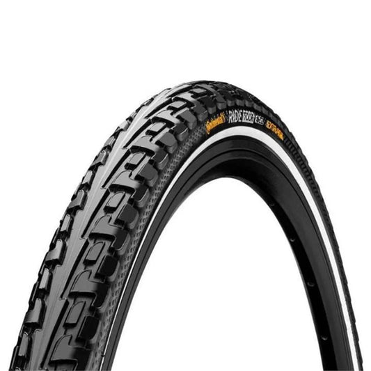 PNEU VTC/URBAIN 700X42B-28X1 1/2- TR CONTINENTAL RIDE TOUR NOIR FLANC REFLECHISSANT 42-635