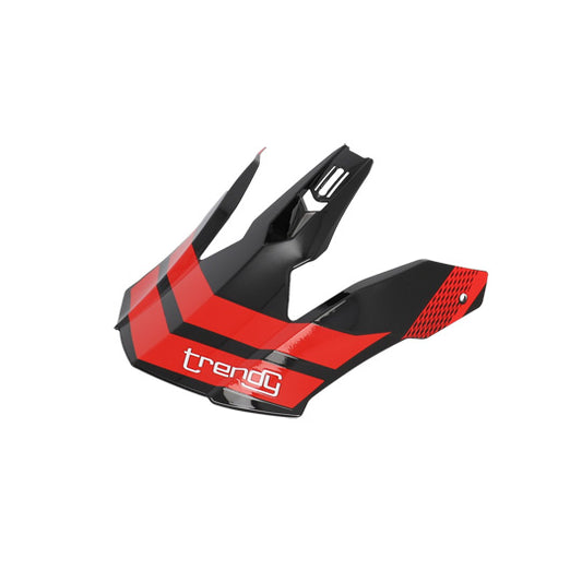 VISIERE CASQUE CROSS TRENDY CT-906NOIR/ROUGE