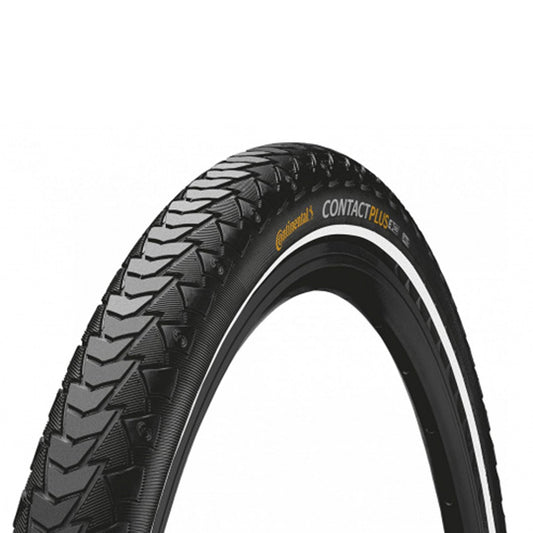 PNEU VTC/URBAIN 26X1.75 TR CONTINENTAL CONTACT PLUS TT NOIR (47-559) VAE/EBIKE 50 KM/H