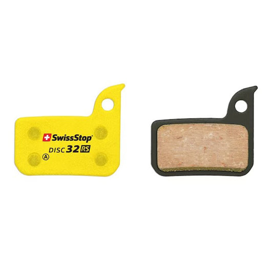 PLAQUETTE FREIN VTT/ROUTE 48 SWISSSTOP DISC 32RS ORGANIQUE ADAPT. SRAM RED E TAP AXS/FORCE