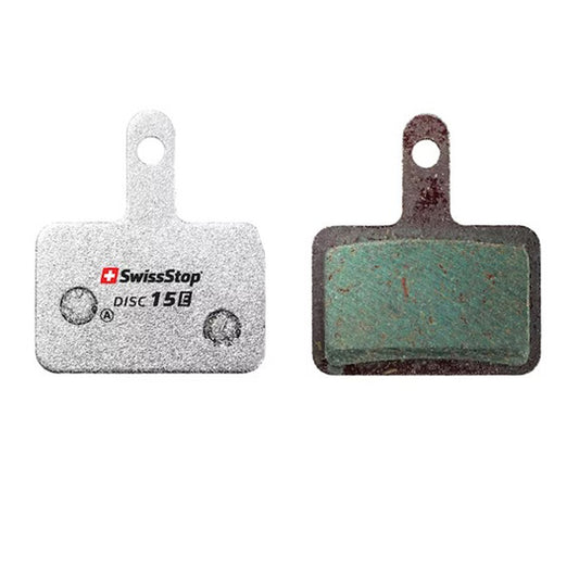 PLAQUETTE FREIN VTT 34 SWISSSTOP DISC 15E ORGANIQUE ADAPT. SHIMANO DEORE/TEKTRO/TRP/CLARKS
