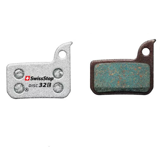 PLAQUETTE FREIN VTT/ROUTE 48 SWISSSTOP DISC 32E ORGANIQUE ADAPT. SRAM RED E TAP AXS/FORCE/