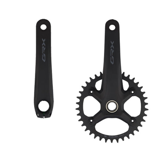 PEDALIER ROUTE/GRAVEL MONO 40D L170 SHIMANO GRX RX610 NOIR 12V