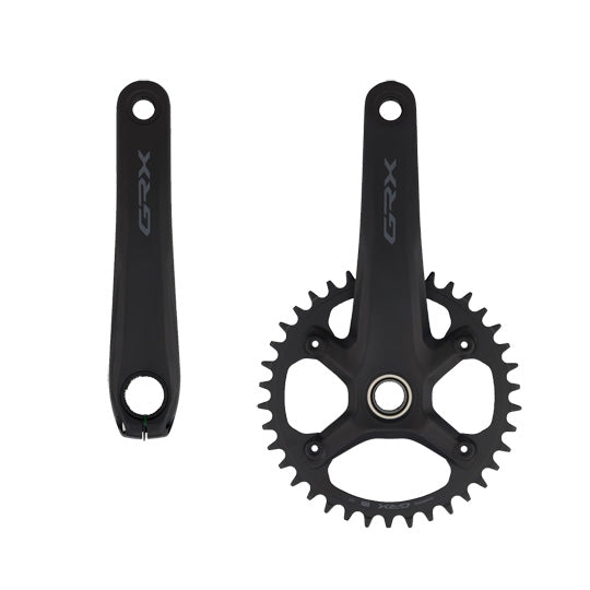 PEDALIER ROUTE/GRAVEL MONO 38D L175 SHIMANO GRX RX610 NOIR 12V