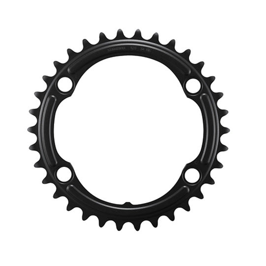 PLATEAU ROUTE DIAM 110 INTER 34DTS NOIR SHIMANO ORIGINE 105 R7100 12V. (4 BRANCHES)