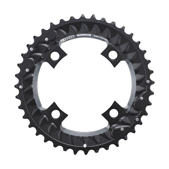 PLATEAU VTT TRIPLE DIAM 96 EXTER 40DTS NOIR 4 BRANCHES SHIMANO ORIGINE SLX M7000 10V. -