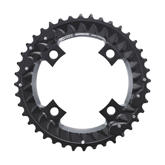 PLATEAU VTT TRIPLE DIAM 96 EXTER 40DTS NOIR 4 BRANCHES SHIMANO ORIGINE SLX M7000 10V. -