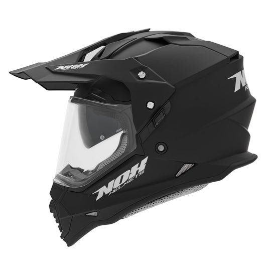 CASQUE CROSS DOUBLE ECRAN NOX N312 NOIR MAT T53-54 XS - CE 22.06