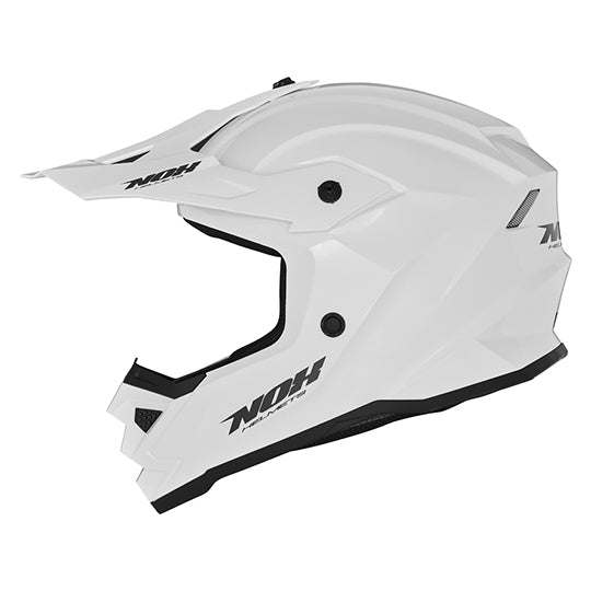 CASQUE CROSS NOX ENFANT N761 BLANC PERLE T53-54 YXL - CE 22.06