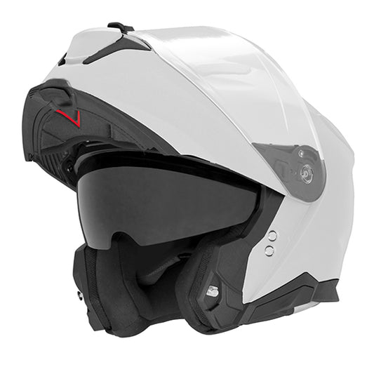 CASQUE MODULABLE NOX N967 BLANC PERLE T59-60 L - CE 22.06