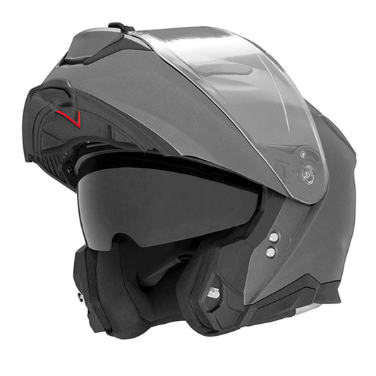 CASQUE MODULABLE NOX N967 TITANIUM MAT T59-60 L - CE 22.06