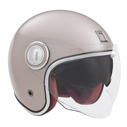 CASQUE JET NOX PREMIUM HERITAGE CHAMPAGNE ROSE T59-60 L - CE 22.06