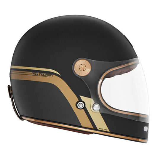 CASQUE INTEGRAL NOX PREMIUM REVENGE STROBE NOIR MAT OR T61-62 XL - CE  22.06