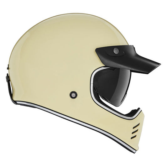CASQUE CROSS NOX PREMIUM  SEVENTY II IVOIRE T59-60 L - CE 22.06