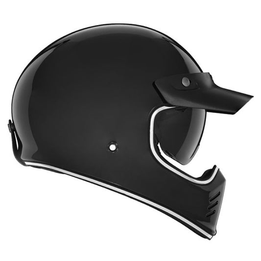 CASQUE CROSS NOX PREMIUM  SEVENTY II NOIR BRILLANT T57-58 M - CE 22.06