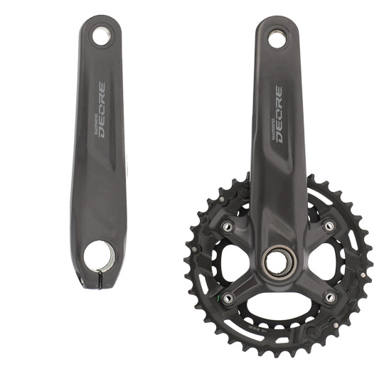 PEDALIER VTT DOUBLE 36-26D L170 ALU SHIMANO DEORE M5100 NOIR 11V 148 BOOST