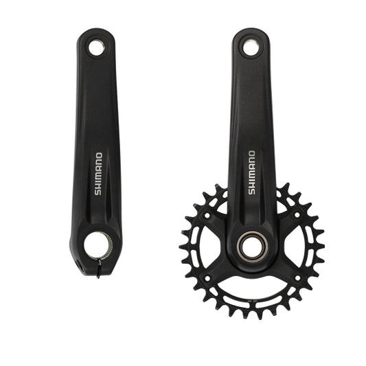 PEDALIER VTT MONO 30D L170 ALU SHIMANO MT510 NOIR 12V
