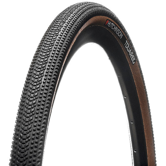 PNEU GRAVEL 700X40C TR HUTCHINSON TOUAREG TT NOIR/MARRON TAN (40-622)