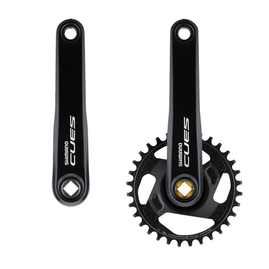 PEDALIER VTT MONO 30D L170 ALU SHIMANO CUES FC-U4000 9/10/11V (AXE 123MM)
