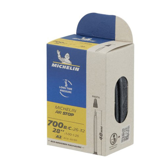 CHAMBRE A AIR VELO 700C (26/32-622/635) VP 48 MM MICHELIN A2 AIRSTOP