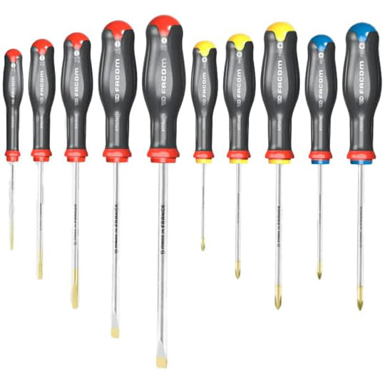 JEU DE 10 TOURNEVIS PROTWIST FACOM