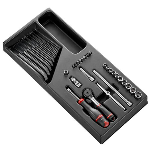 MODULE CLIQUET DOUILLES 1/4" FACOM