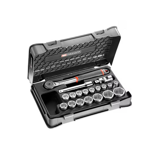 COFFRET CLIQUET + DOUILLES 1/2" FACOM