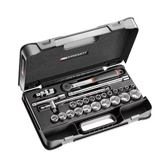 COFFRET CLIQUET + DOUILLES 1/2" FACOM