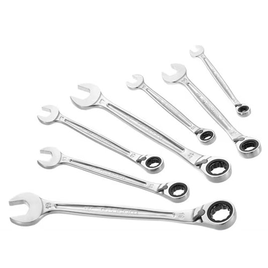 JEU DE 7 CLÉS MIXTES À CLIQUET (8-10-12-13-14-17-19 MM) FACOM