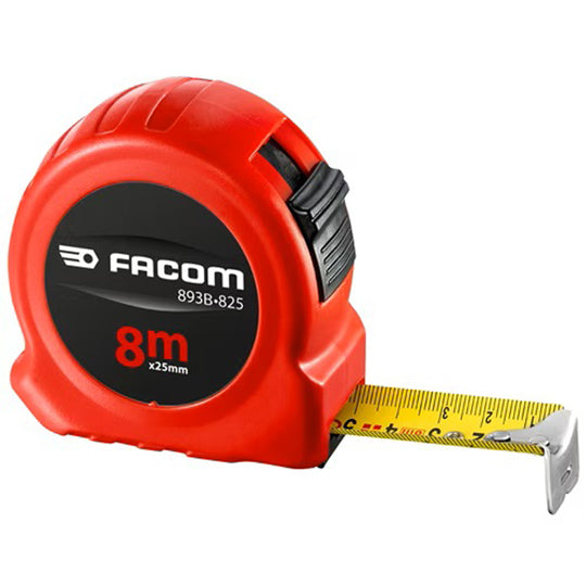 METRE A RUBAN 8MX25 MM FACOM DOUBLE FACE AVEC BLOCAGE