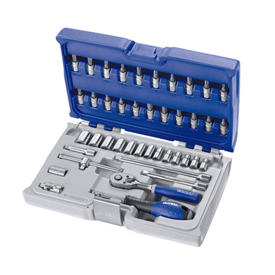 COMPOSITION DOUILLES 1/4" - 42 PCS - EXPERT - E030702