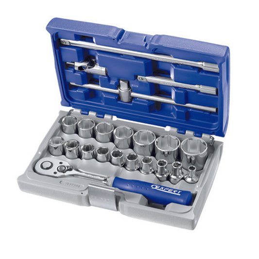 COMPOSITION DOUILLES 1/2" - 22 PCS - EXPERT - E032900