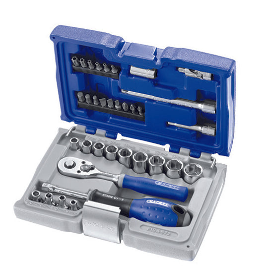 COMPOSITION DOUILLES 1/4" - 34 PCS - EXPERT - E194672