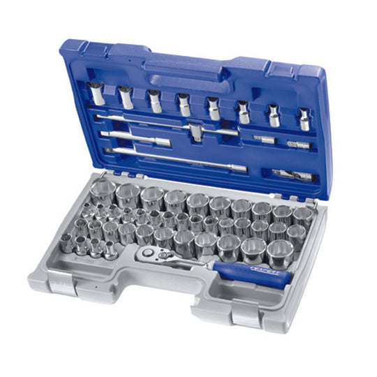 COMPOSITION DOUILLES 1/2" - 55 PCS - EXPERT - E032909