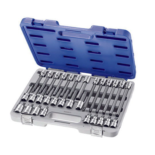 COFFRET DE DOUILLES TOURNEVIS 6 PANS 30 PIÈCES - EXPERT - E200516