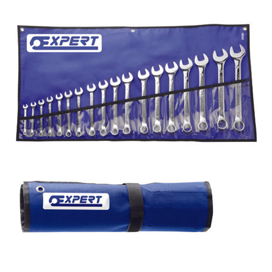 JEU DE 18 CLÉS MIXTES EN TROUSSE - EXPERT - E110313