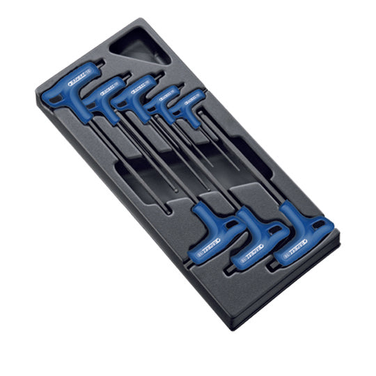 MODULE DE 8 CLÉS MÂLES EN T EMMANCHÉES 6 PANS - EXPERT - E121609