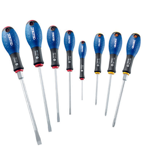 JEU DE 8 TOURNEVIS - FENTE / PH - EXPERT - E160904