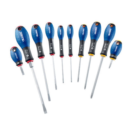 JEU DE 10 TOURNEVIS - FENTE/PH - EXPERT - E160905