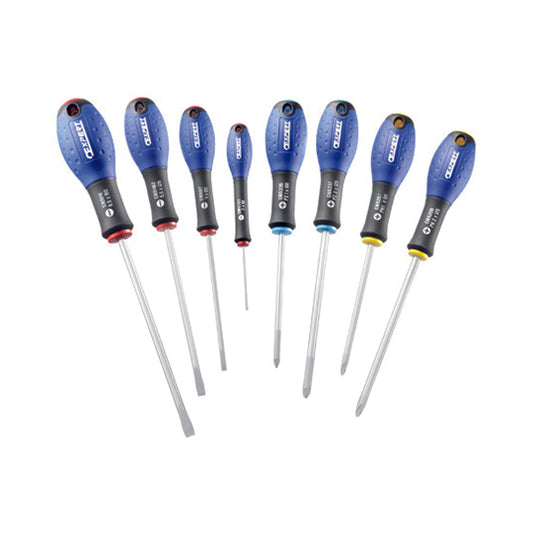 JEU DE 8 TOURNEVIS - FENTE/PH/PZ - EXPERT - E160907