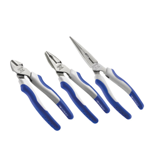 JEU DE 3 PINCES MECANICIENS - EXPERT - E080816