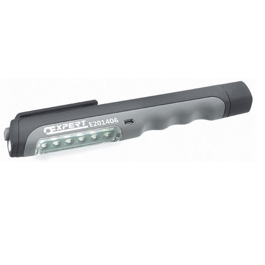 LAMPE STYLO 6+1 LEDS RECHARGEABLE USB - EXPERT - E201406